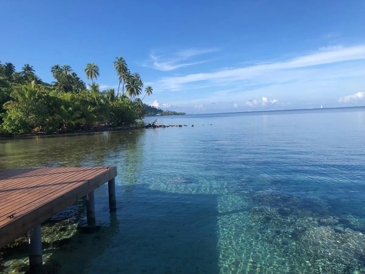 Hotel La Perle Tahaa à Tapu' amu 3*,